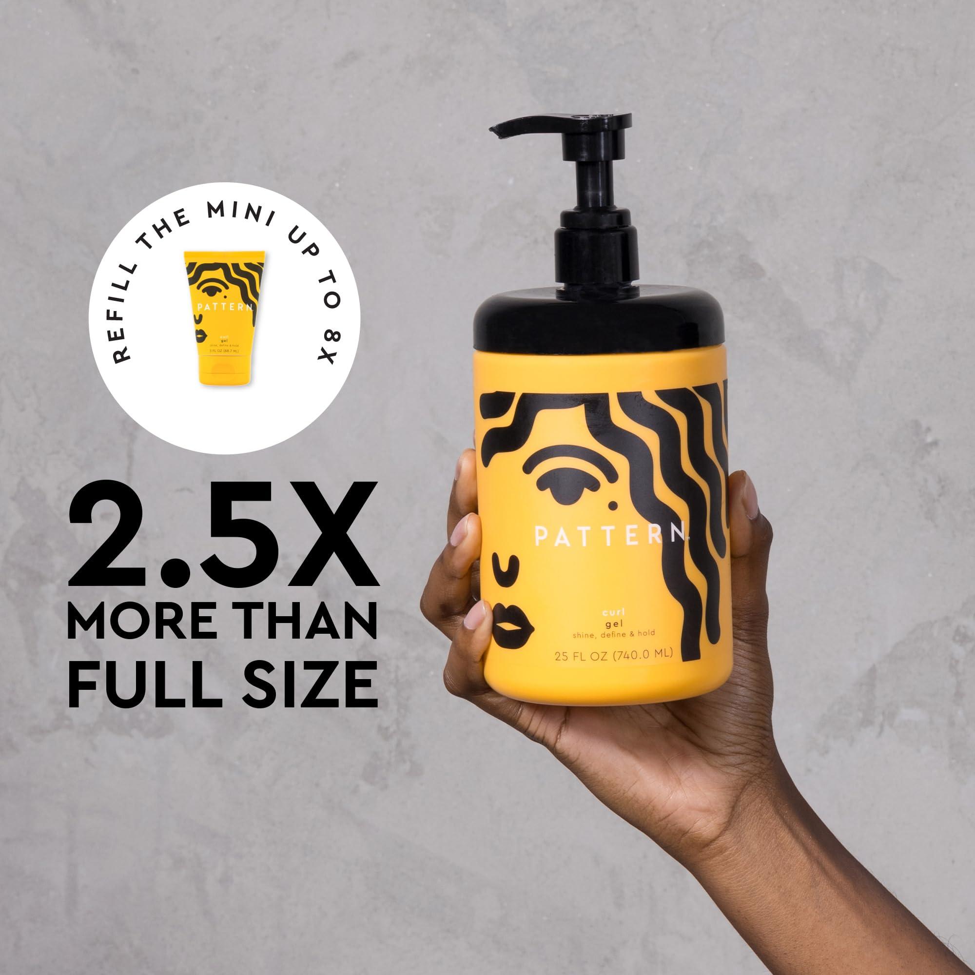 pattern PATTERN Beauty by Tracee Ellis Ross Curl Gel, 25 Fl Oz, Great for Curlies, Coilies and Tight-Textured Hair, 3a-4c