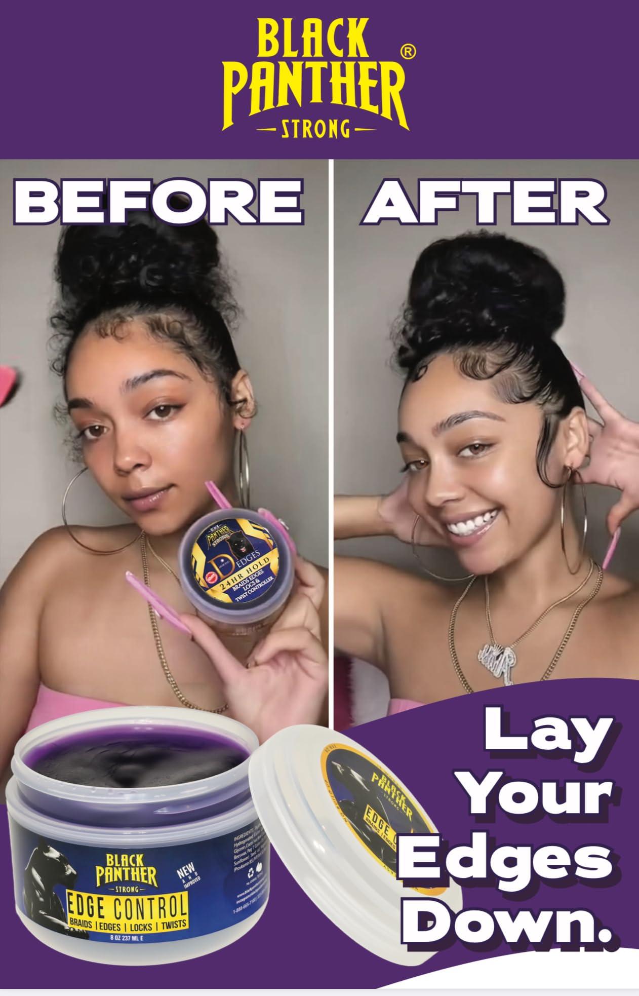 The Roots Naturelle The Roots Naturelle Black Panther Braid Foam & Edge Control (Braid Kit) 2 Pc Pack