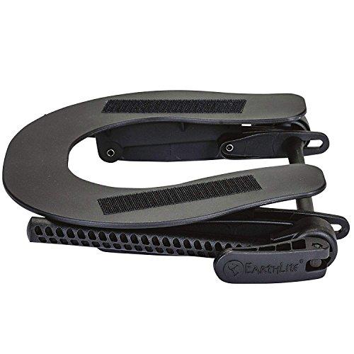 Earthlite EARTHLITE Massage Table Face Cradle DELUXE ADJUSTABLE - Durable, Fully Adjustable Headrest Platform for massage chairs & tables, Black