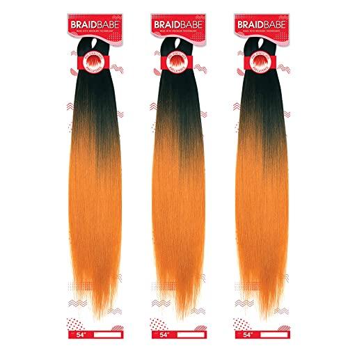 Outre Braids Outre Braids NEW COLOR! Outre Hair Braids PRE-STRETCHED BRAID BABE 54'' (3-Pack, 3OM/MCH)
