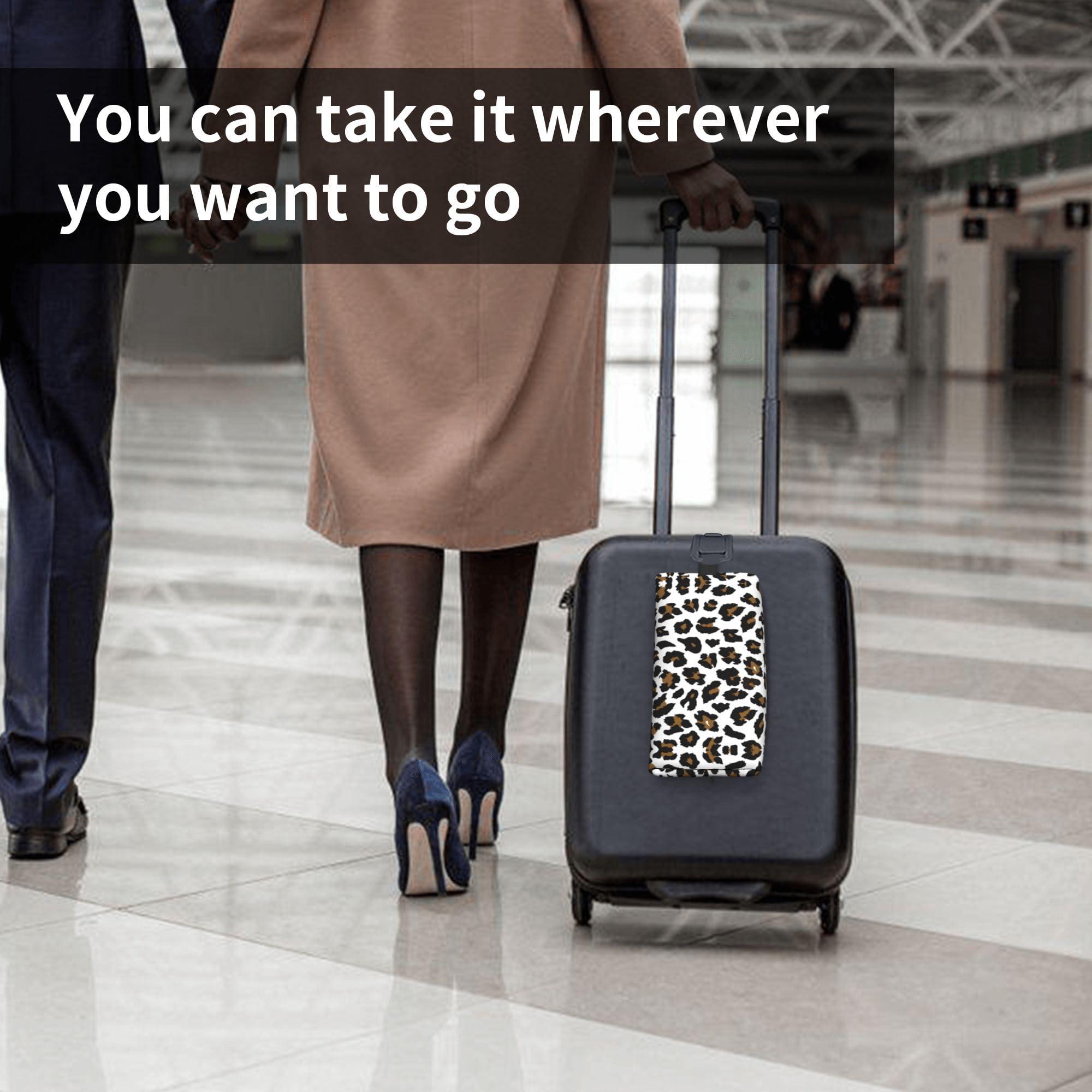 Xioaidjaa Xioaidjaa Travel Toiletry Bag Cheetah Print Personalized Travel Makeup Bag Large Capacity with Zipper Multi-Style Portable Travel Toiletry Bag,Men and Women Gift Idea Travel Cosmetic Bag