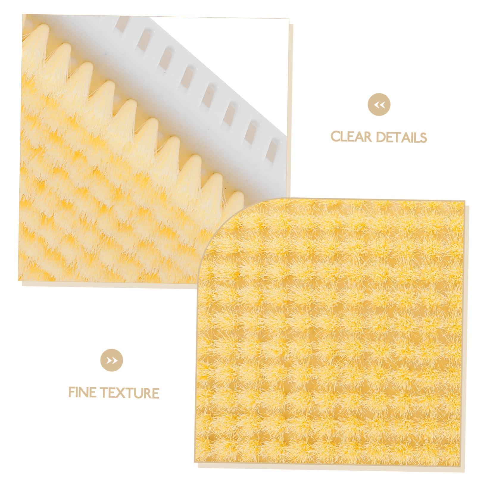 Didiseaon Didiseaon Back Rub Artifact Large Exfoliating Brush Shower Back Scrubber Brush Shower Brush Bathing Scrub Brush Shower Back Scrubber Back Shower Cleaner Brush Handsback Brush Beige Plastic