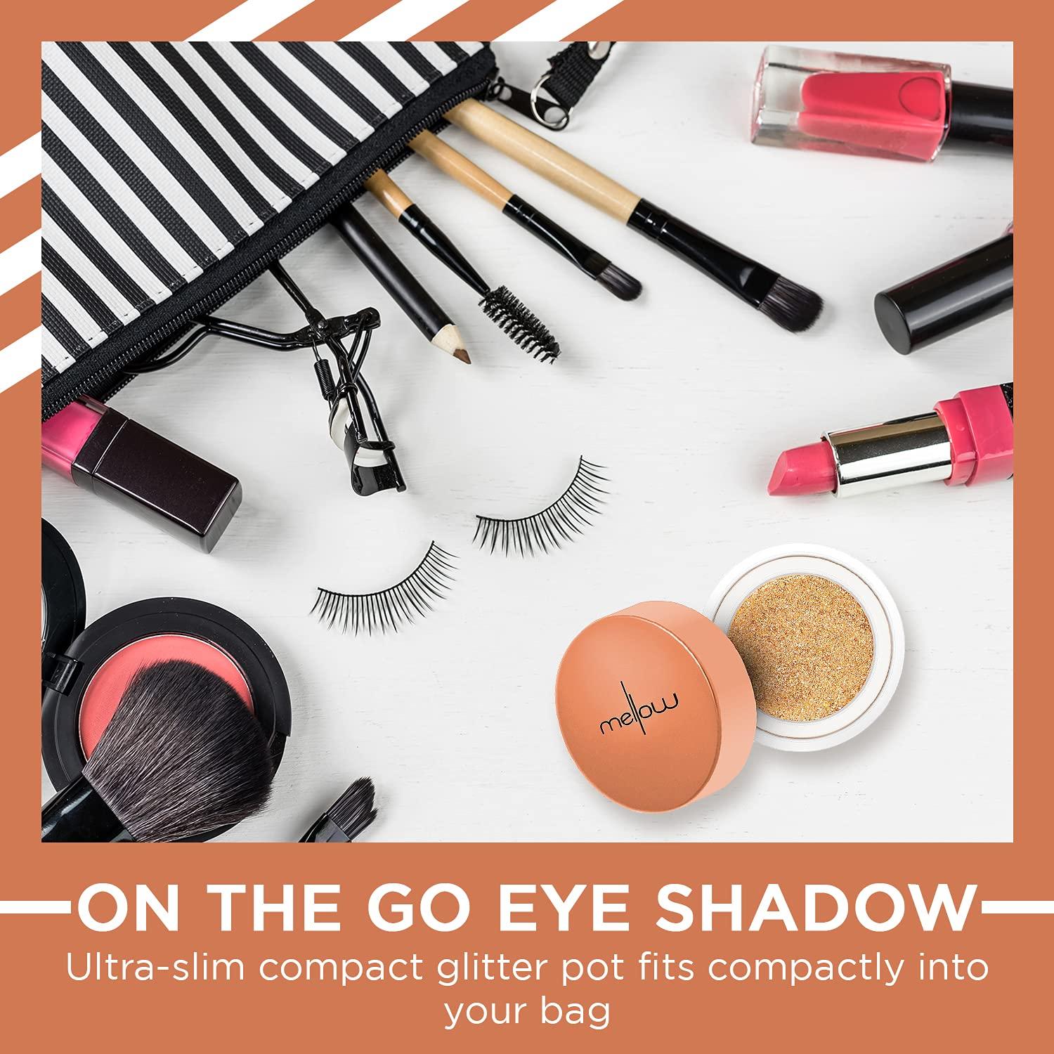 Mellow Mellow Cosmetics - Glitter Chrome Eyeshadow - Golden Glow