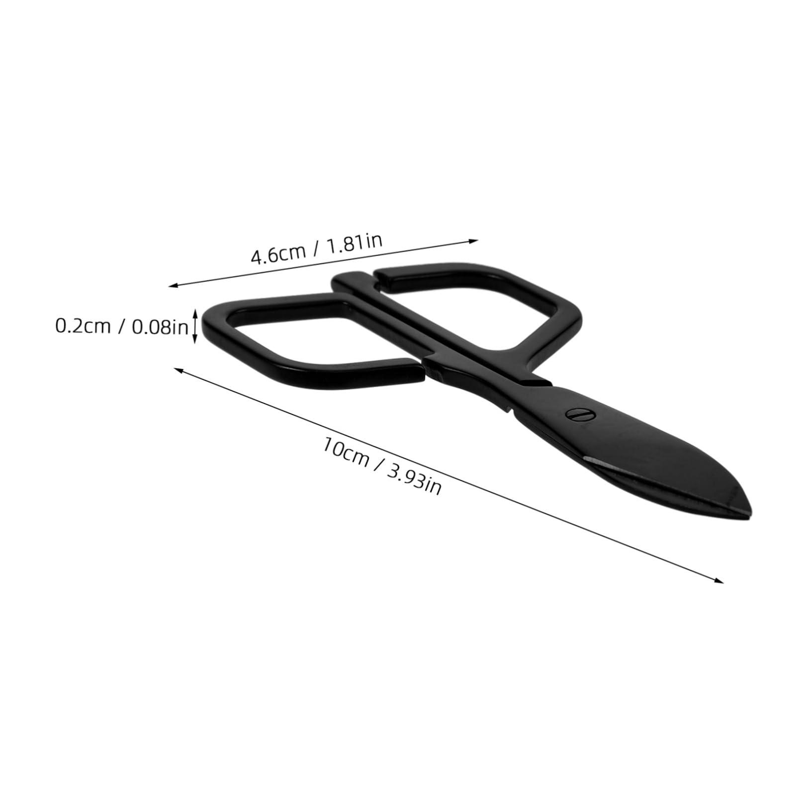 SKISUNO SKISUNO Sturdy Nasal Hair Scissors for Men Small Hair Scissors Round Tip Easy-to-Clean Nose Hair Removal Scissors
