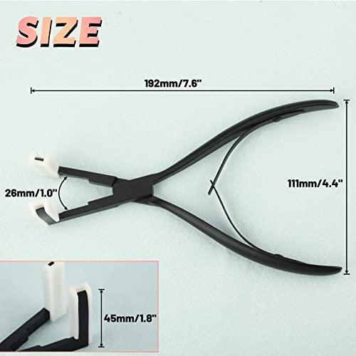 SPEEDWOX SPEEDWOX Tape In Hair Extensions Pliers 8 Inches Sealing Clamp Pliers Hair Sealing Pliers Human Hair Extensions Styling Tool Hair Extension For Salon Professional Installation