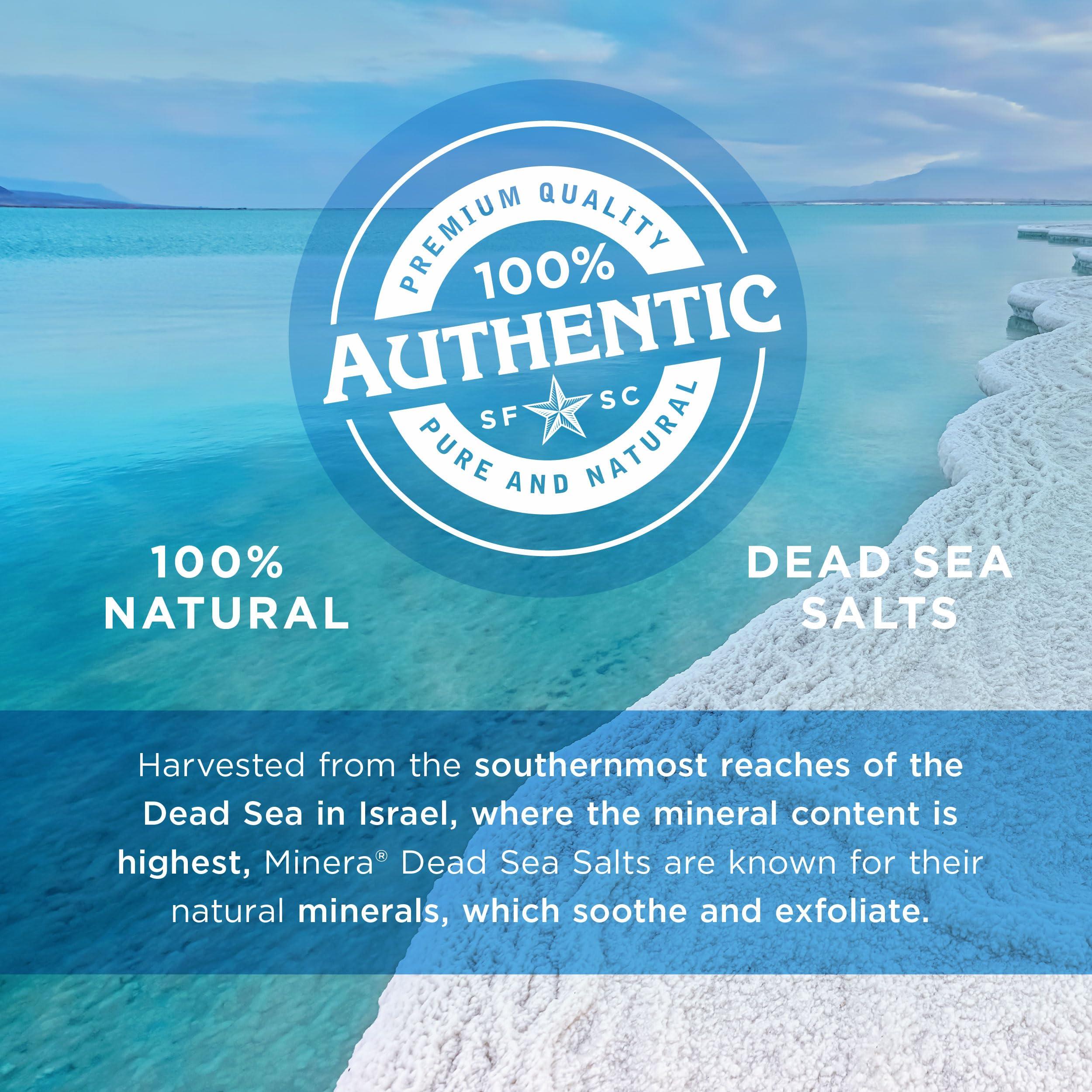 Minera Minera Dead Sea Salt - 57 lbs. Fine Grain Bulk (Qty. 3 x 19 lb. Bags) Bulk BagS, Easily Dissolving Dead Sea Salts for Soaking & Bathing, Skin Nourishing Fine Sea Salt, Unscented
