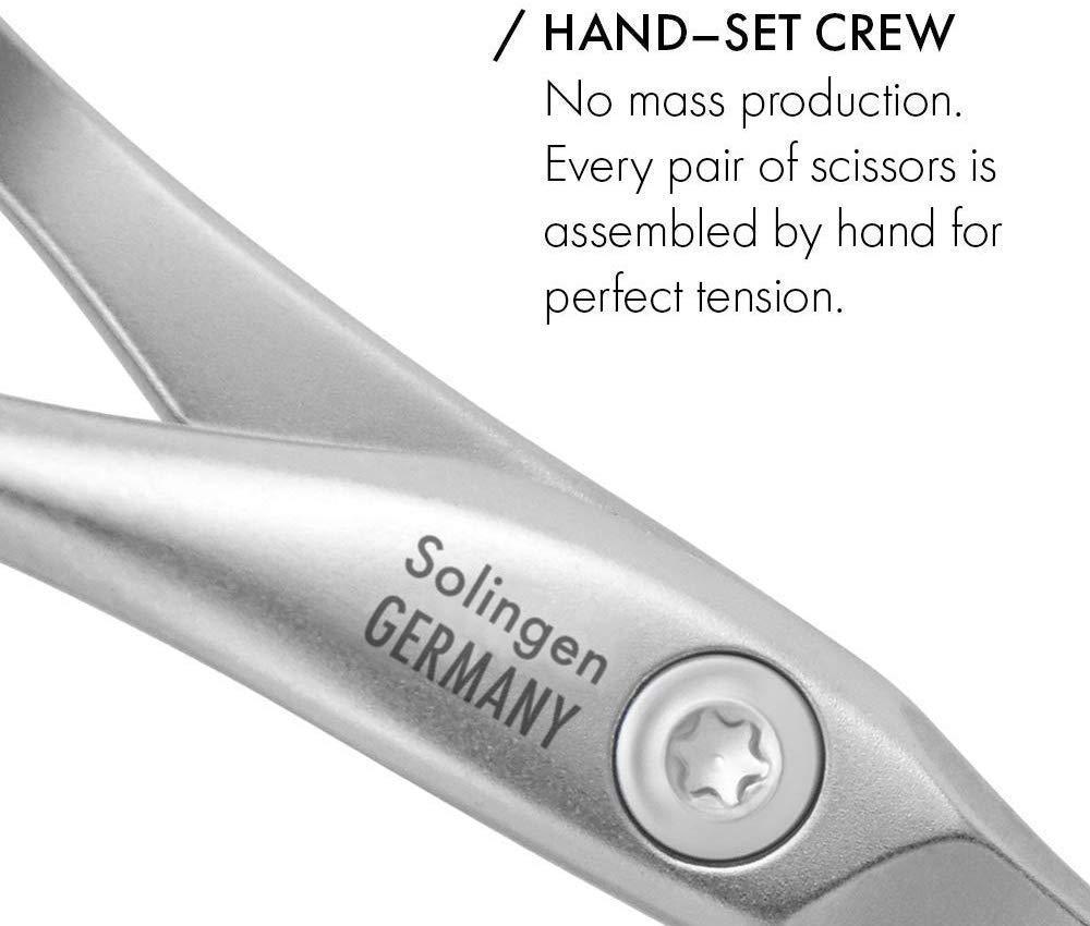 GERmanikure GERMANIKURE 8pc Manicure Set in Leather Case - FINOX Stainless steel tools handmade in Solingen Germany – Professional Nail and Cuticle Care