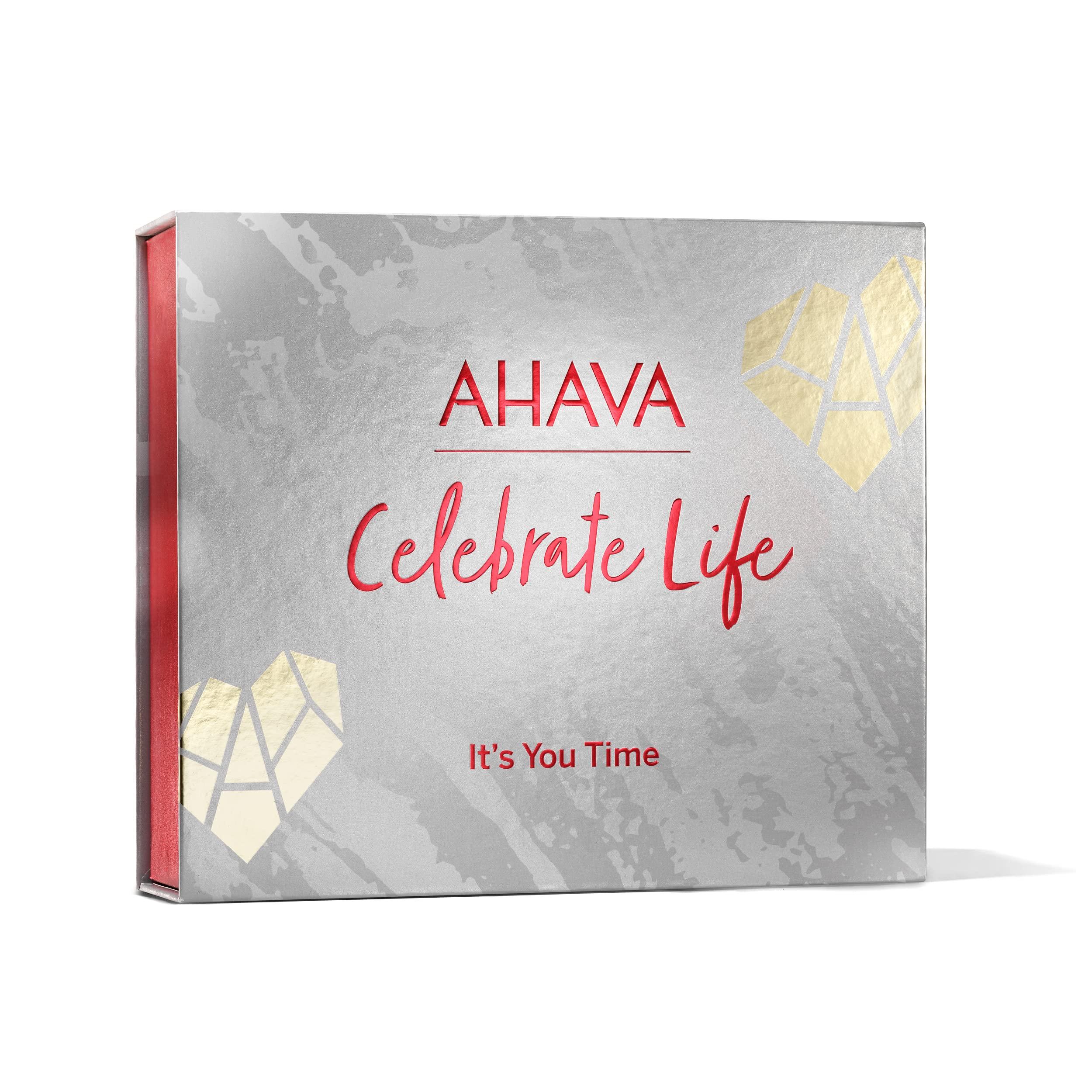 AHAVA AHAVA It\'s You Time Body Trio - Includes Mineral Body Lotion, Mineral Hand Cream & Mineral Shower Gel, with Exclusive Dead Sea Mineral Blend Osmoter, 3 x 3.4 Fl.Oz