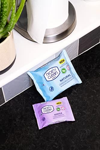 Nice 'N Clean Nice 'N CLEAN Eye Make Up Remover Pads with Micellar Water Leaving Skin Fresh and Clean, Suitable for Sensitive Skin, Biodegradable, Plastic Free Face Wipes, 30 x Pads
