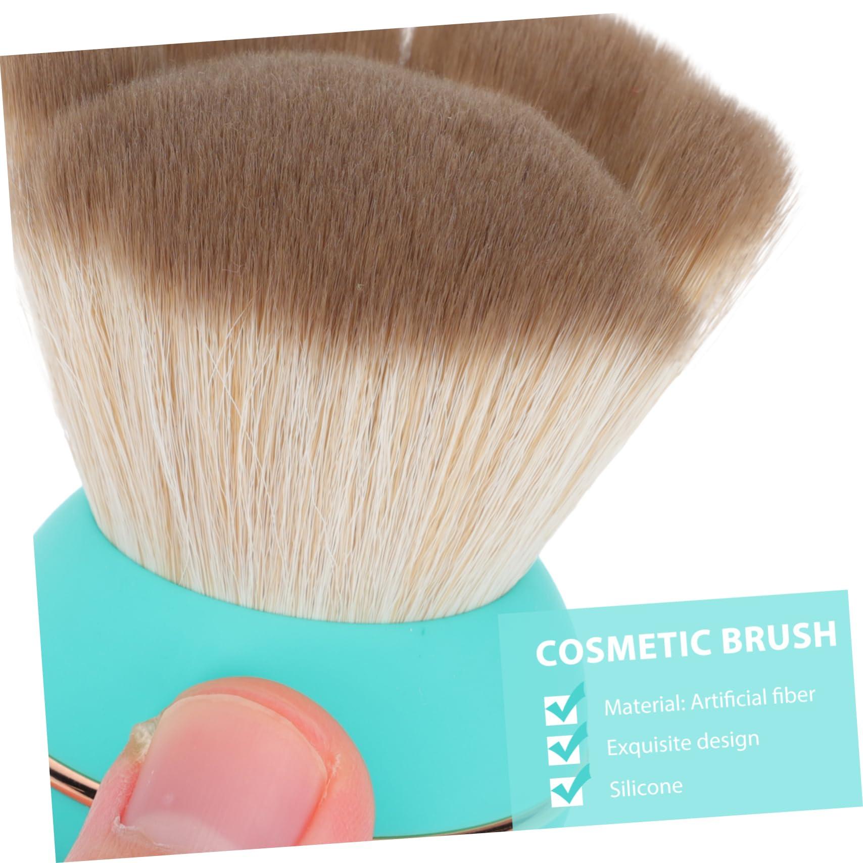 Hemoton Hemoton 1pc Cat Claw Loose Powder Brush Travel Powder Brush Makeup Buffing Brush Makeup Supplies Liquid Blush Brush Powder Foundation Brush Face Makeup Brush Blush Applicator Green Plating