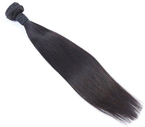 Quercy Quercy Hair® 1 Pack Raw Virgin Remy Silky Straight Weave Style Peruvian Best Human Hair Weave 8inch
