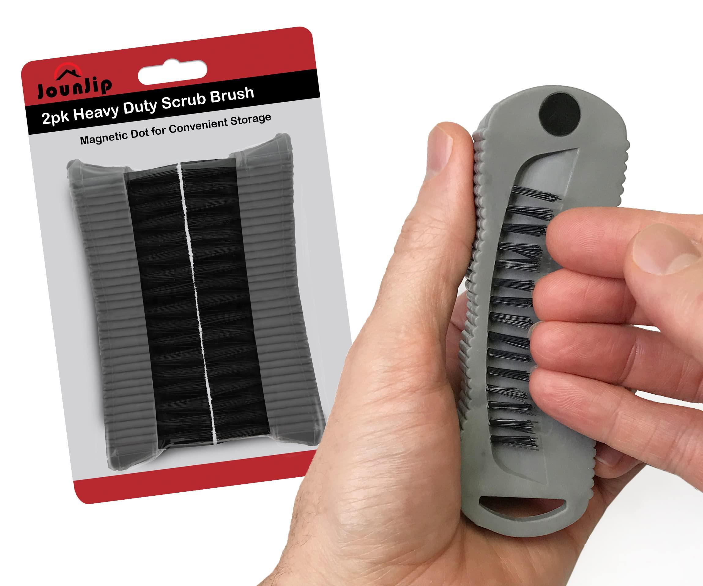 JOUNJIP JOUNJIP 2Pack Double Sided Scrub Brush Hand Fingernail Brush for Personal Care & Hygiene, Mechanic, Gardener