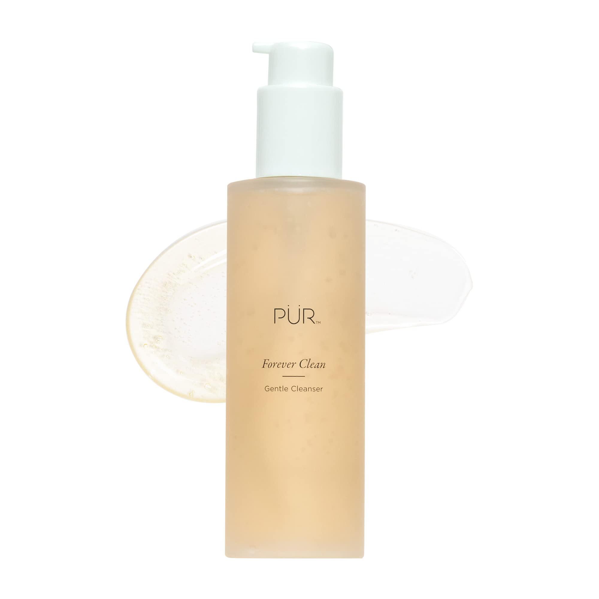 PÜR MINERALS PÜR MINERALS Forever Clean Gentle Facial Cleanser, Sulfate-Free Makeup Remover, Vegan-Friendly Formula, Green Tea, Aloe Vera
