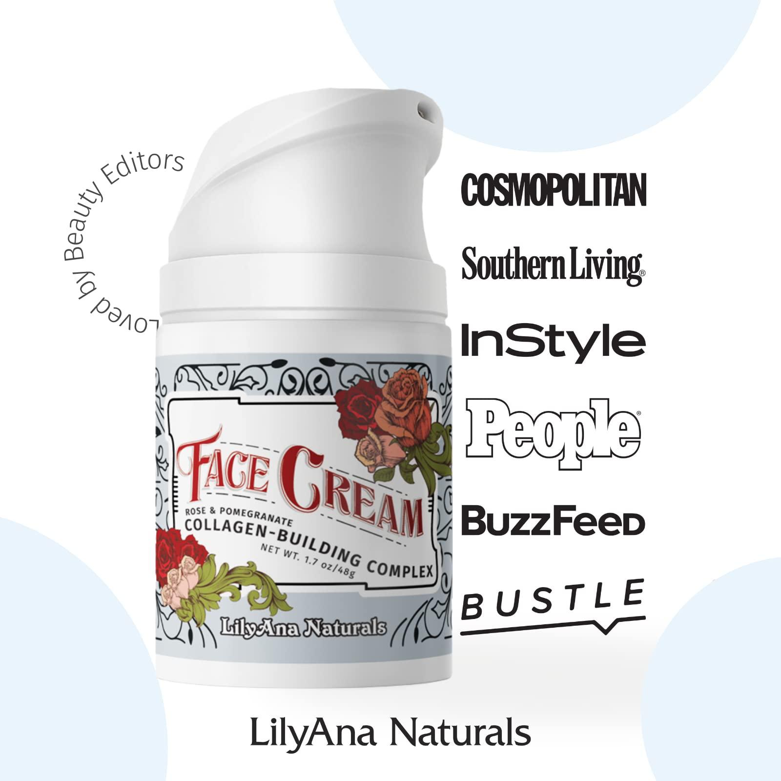 LilyAna Naturals LilyAna Naturals Anti Aging Retinol Cream and Face Cream Bundle 1.07 oz - Retinol Moisturizer for Face and Anti-Aging Wrinkle Cream for Face, Helps With Dry Skin and Dark Spot Brightening