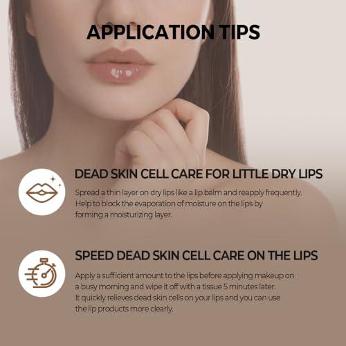 KLAVUU Klavuu Lip Mask Sleeping Pack (0.7oz) Overnight Deep Hydrating Korean Lip Balm Treatment for Very Dry, Chapped Lips | Lip Lightening & Plumping with Instant Hydration | Gentle Exfoliating (Coconut)
