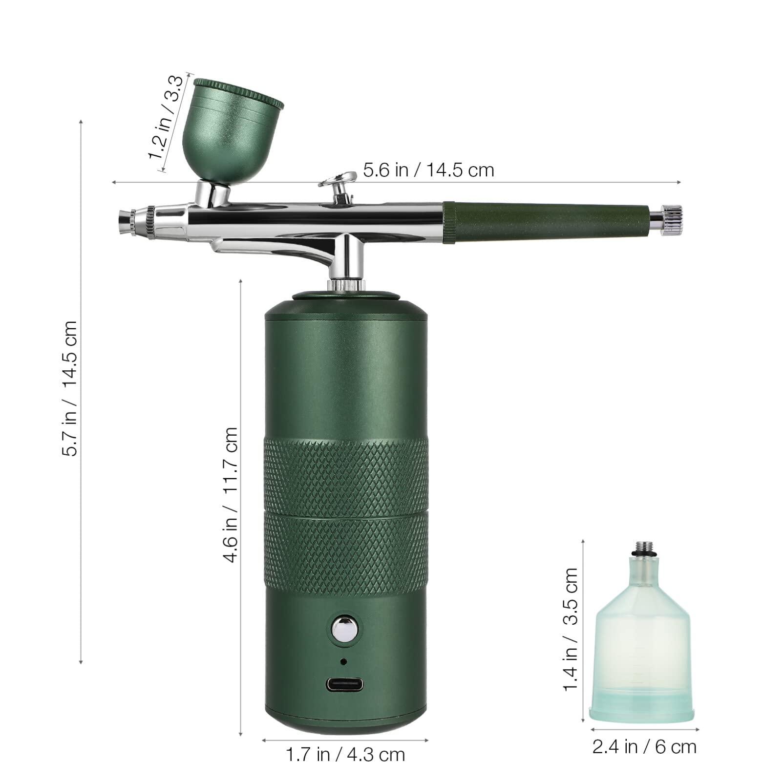 EXCEART EXCEART Charging Airbrush Kit Mini Airbrush Machine Compressor Spray for Makeup Nail Art