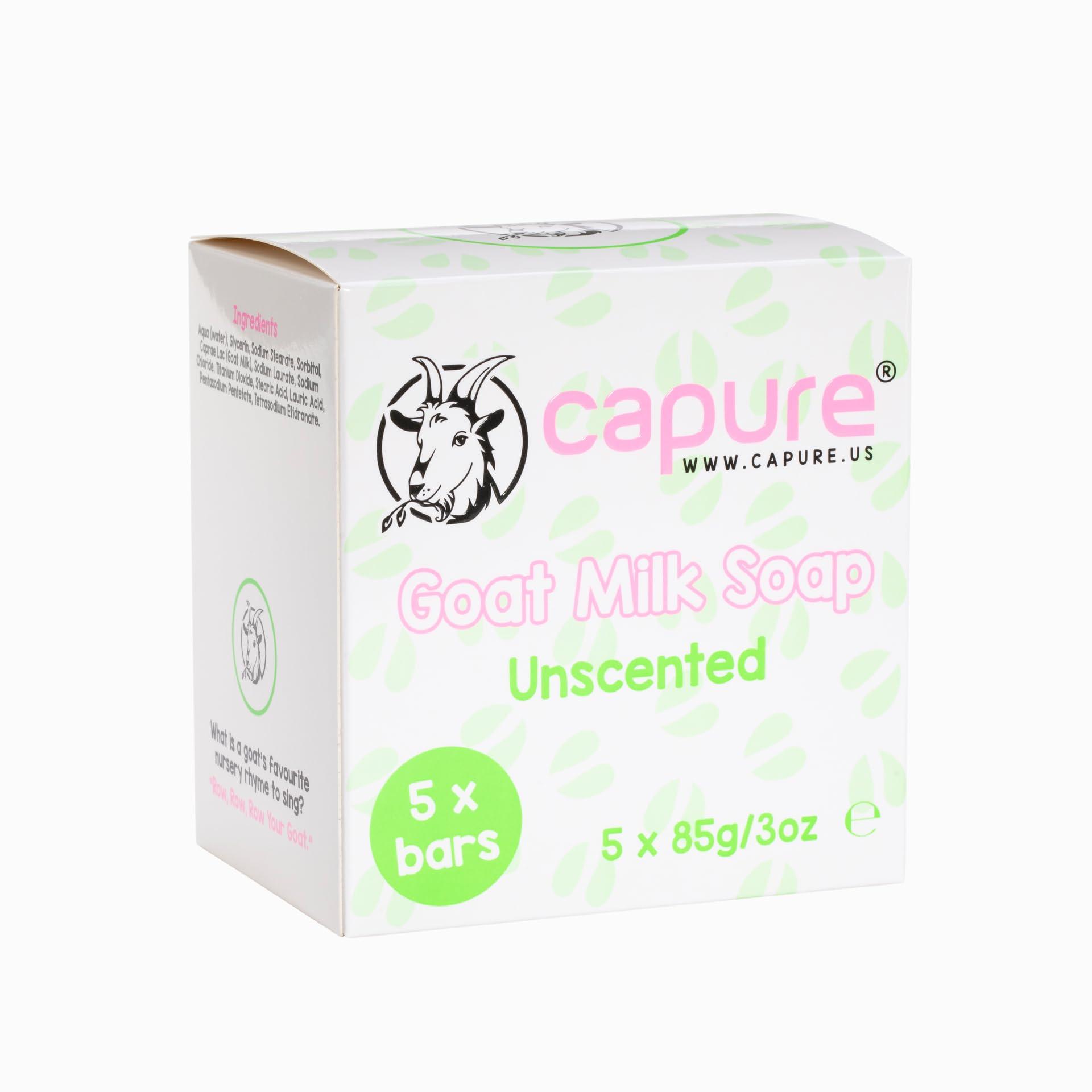 Capure Capure Goat Milk Soap Unscented 5 Pack (5 x 3oz)