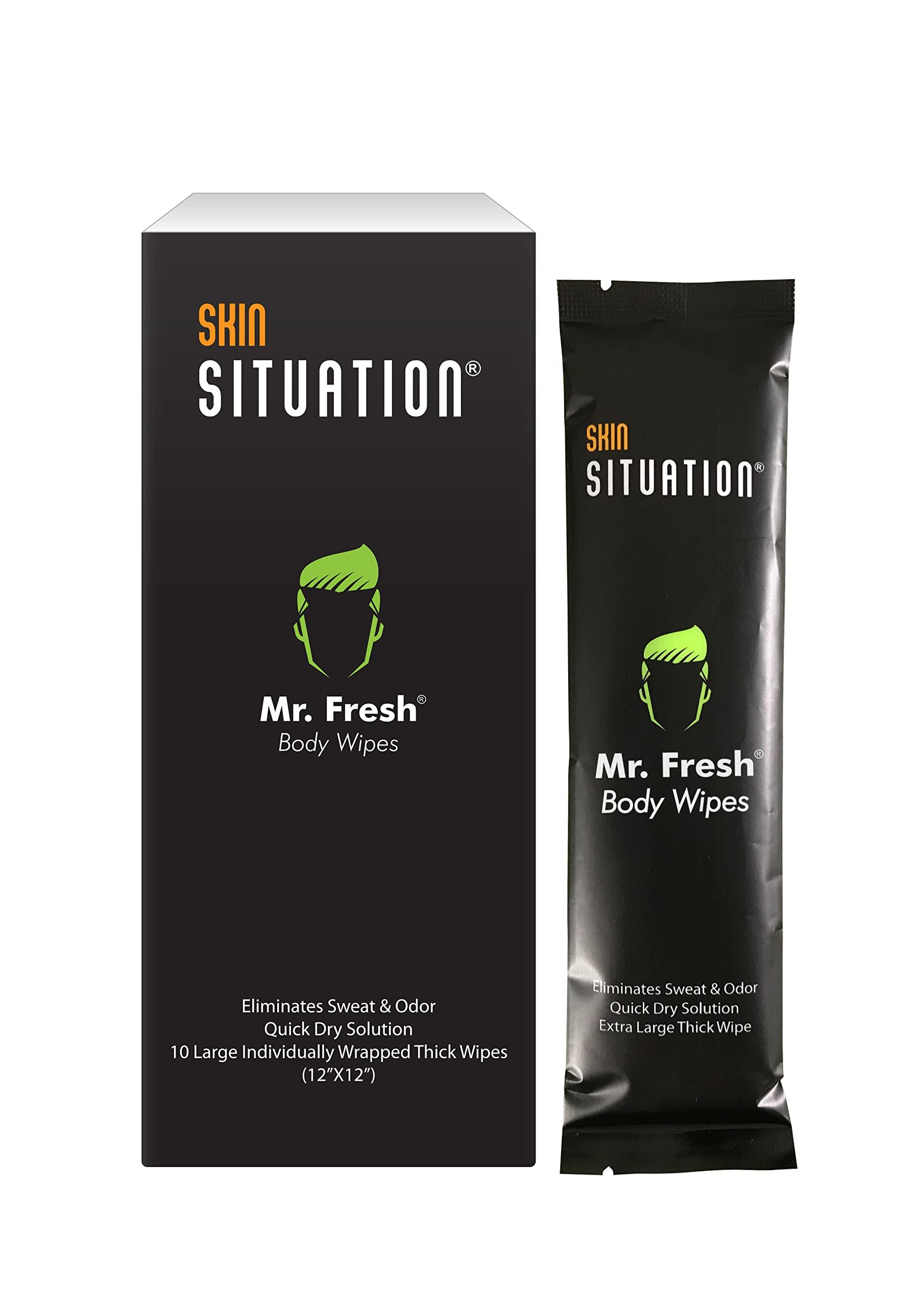 Hair Situation Hair Situation Mr. Slick Molding Pomade for Men and Mr. Fresh Large Body Wipe