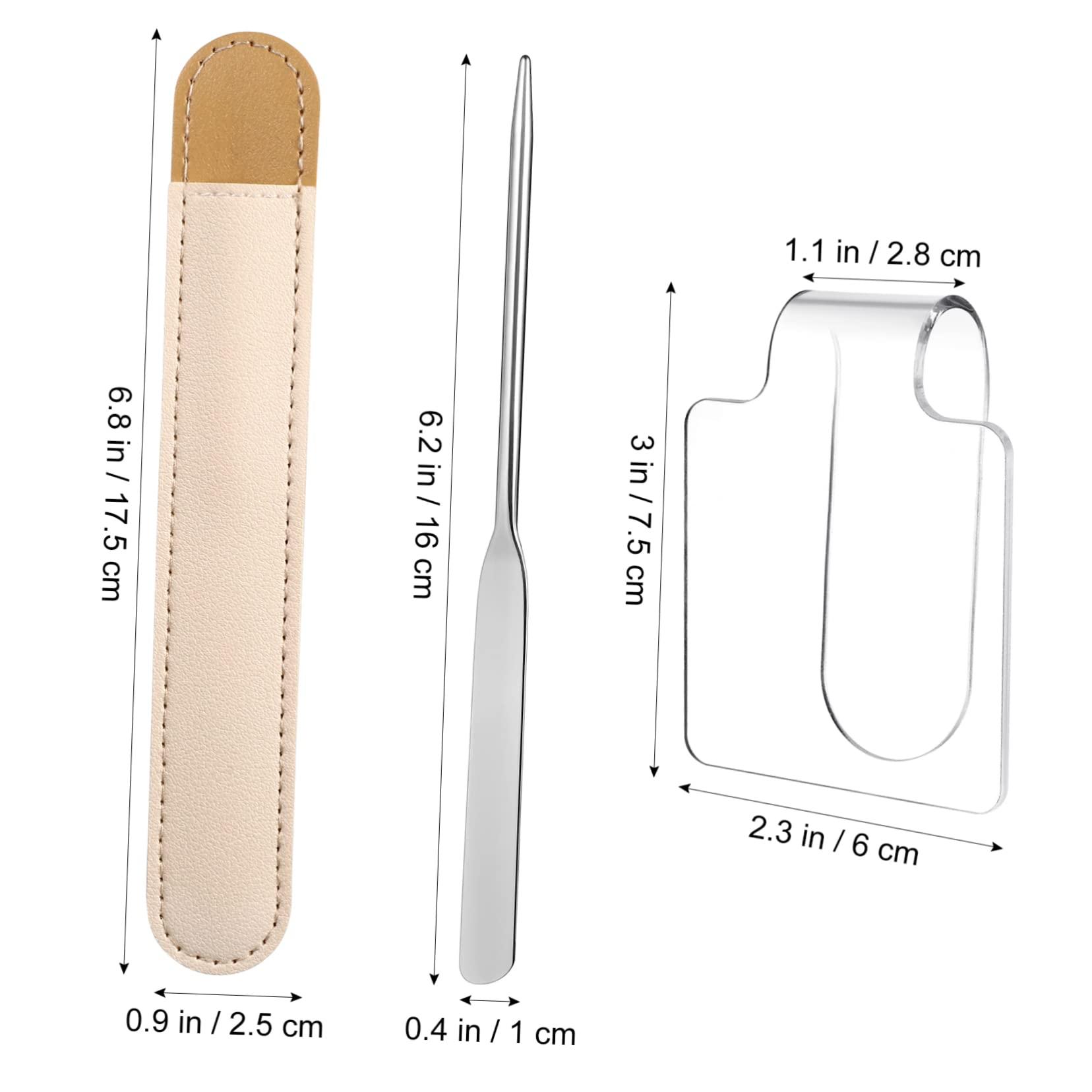 Hemoton Hemoton 2pcs Palette Makeup Foundation Make up Pallets Makeup Mixing Tray Blending Plate for Makeup Nail Cosmetic Polish Plate Acrylic Nail Paint Tray Manicure Paint Pallet Stainless Steel