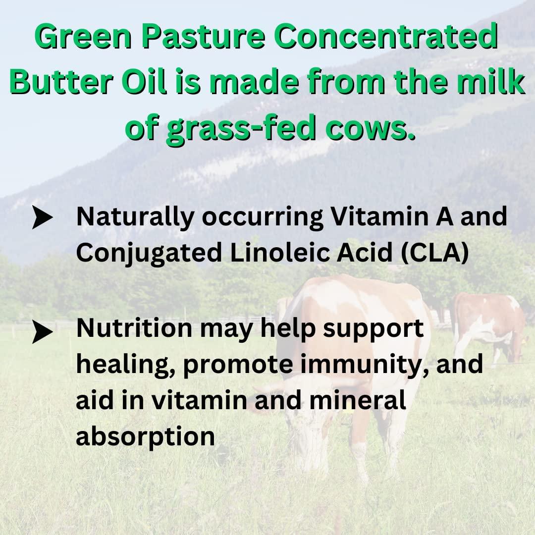 Green Pasture Green Pasture Concentrated Butter Oil Liquid - 6.4 fl. oz. - CLA- Vitamin A (6.4 oz.)