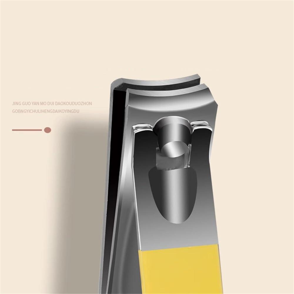 GROWBY Nail Clipper Set Household Men and Women\'s Portable Nail Clippers Eagle Nose Pliers,Yellow 12,Piece Set