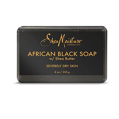 SheaMoisture SheaMoisture African Black Soap, 8 Ounces, Pack of 4