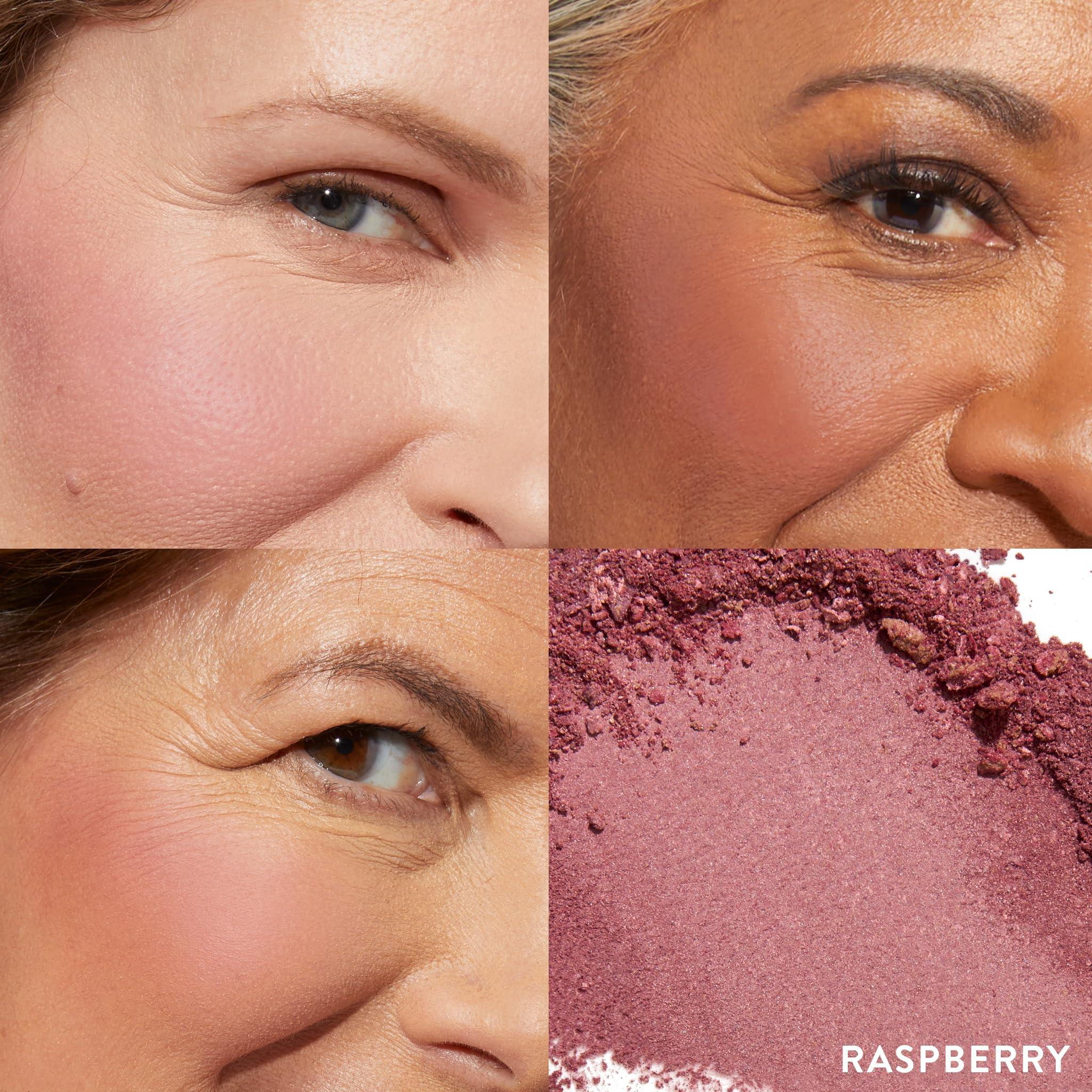 LAURA GELLER NEW YORK LAURA GELLER NEW YORK Baked Blush-n-Brighten Marbleized Blush for Cheeks - Raspberry Finish - Buildable Color