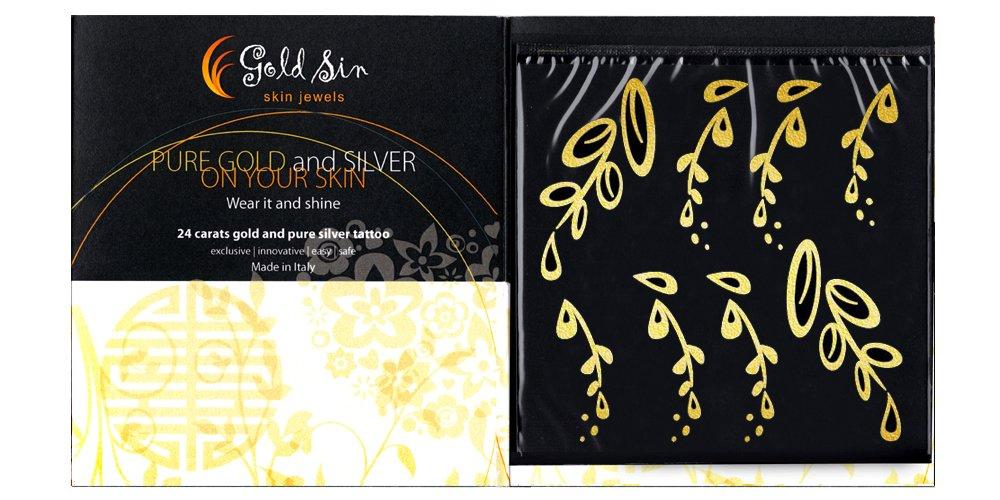 Gold Sin 24K Gold Temporary Tattoos - Fantasy Drops