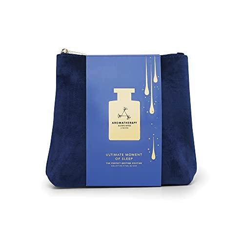 Aromatherapy Associates Aromatherapy Associates Ultimate Moment of Rest. Luxurious Holiday Gift Set Includes Deep Relax Bath and Shower Oil, Restful Mist, Body Butter and Eye Mask in a Velvet Bag (1 count)