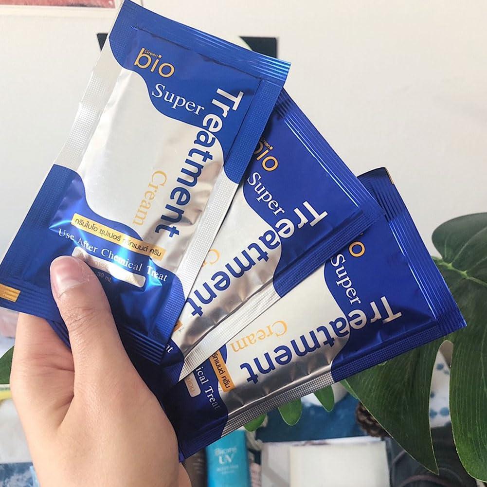 Green Bio Green Bio super treatment 1 box, 24 sachets.Helps adjust hair condition after stretching, dyeing