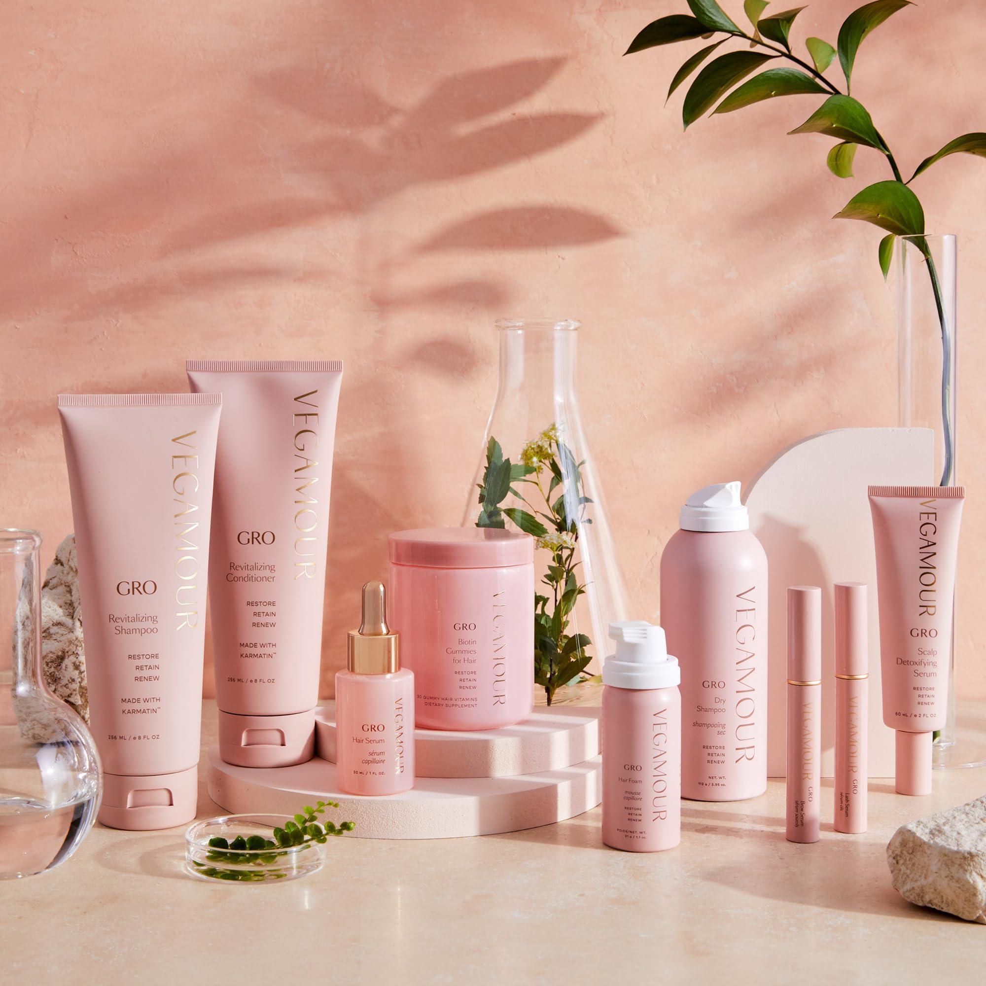 VEGAMOUR VEGAMOUR GRO Scalp Detoxifying Serum, Scalp Serum with Zinc PCA Removes Buildup & Soothes Scalp, Natural Citrus Scent, 2 fl. oz.