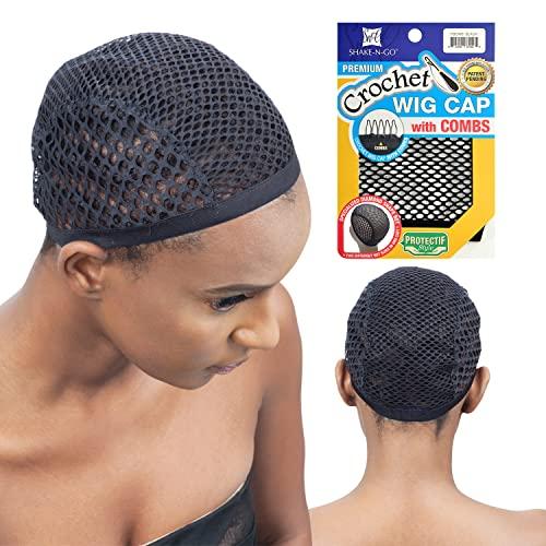 Freetress FREETRESS Polyester SHAKE N GO Premium CROCHET WIG CAP WITH COMBS