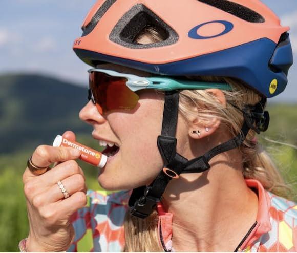 DERMATONE Dermatone Pomegranate Lip Balm | Moisturizing | Aloe and Vitamin E | Soothe & Replenish Dry & Chapped Lips | SPF 30 | 3-pack (Pomegranate, 0.15oz sticks)