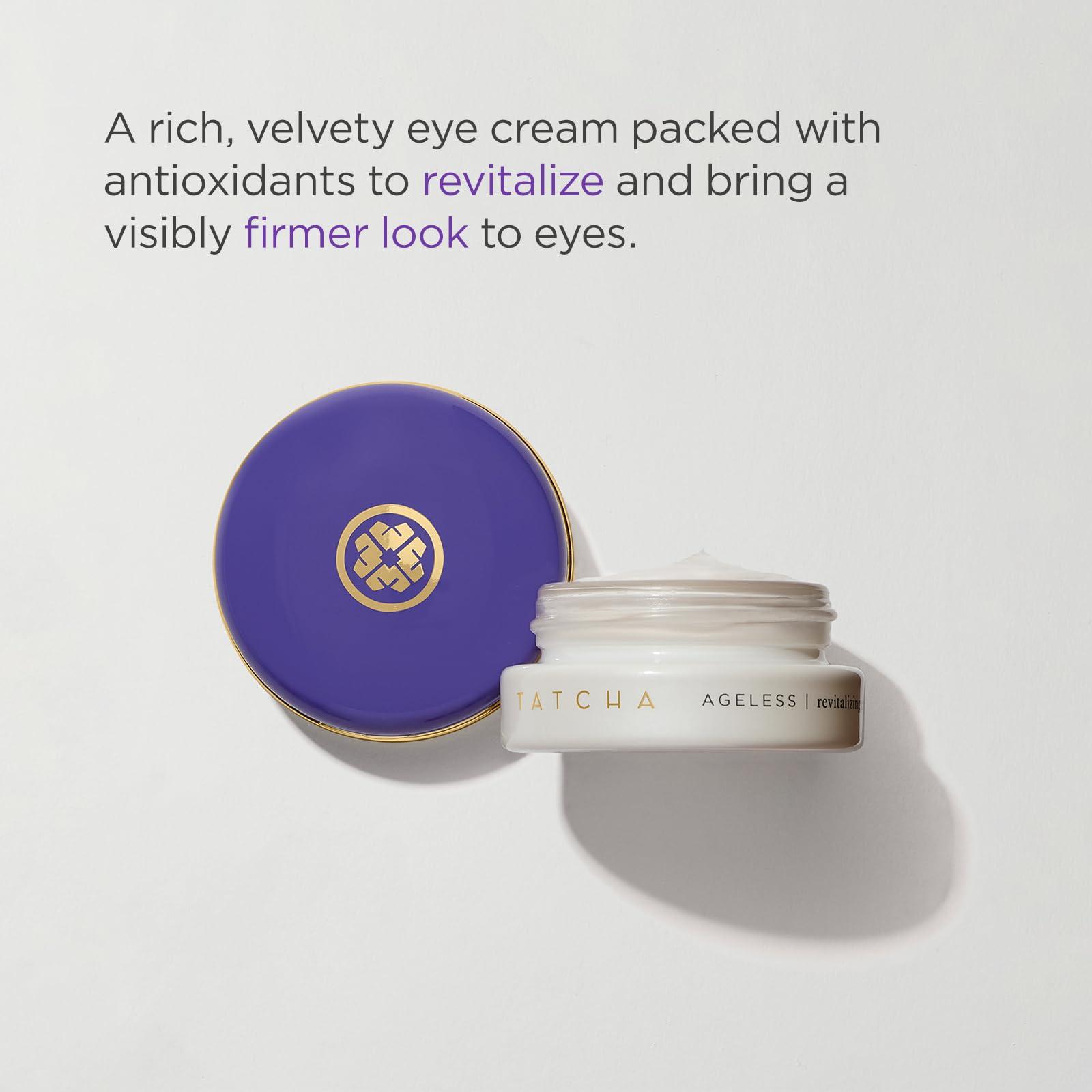 TATCHA TATCHA Ageless Revitalizing Eye Cream: Cruelty-Free Cream to Reduce Appearance of Fine Lines, Dark Circles and Puffiness. (15 ml | 0.5 oz)