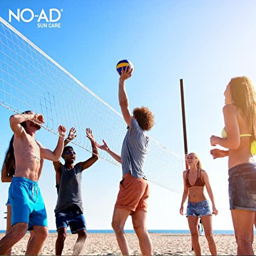 NO-AD NO-AD SPF 30 Sunscreen Lotion | Broad Spectrum UVA/UVB Protection | Water Resistant | Octinoxate & Oxybenzone Free with moisturizing Vitamin E and Aloe 16oz | Pack of 2