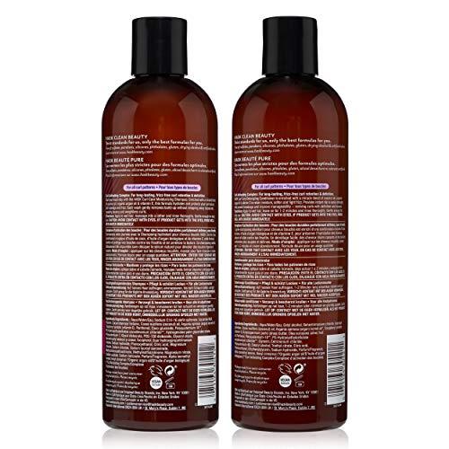HASK HASK CURL CARE Shampoo + Conditioner Set Coconut and Argan Oil, for Curly Hair Types, Vegan, Color Safe, Gluten-Free, Sulfate-Free, Paraben-Free, Cruelty-Free - 1 Shampoo and 1 Conditioner