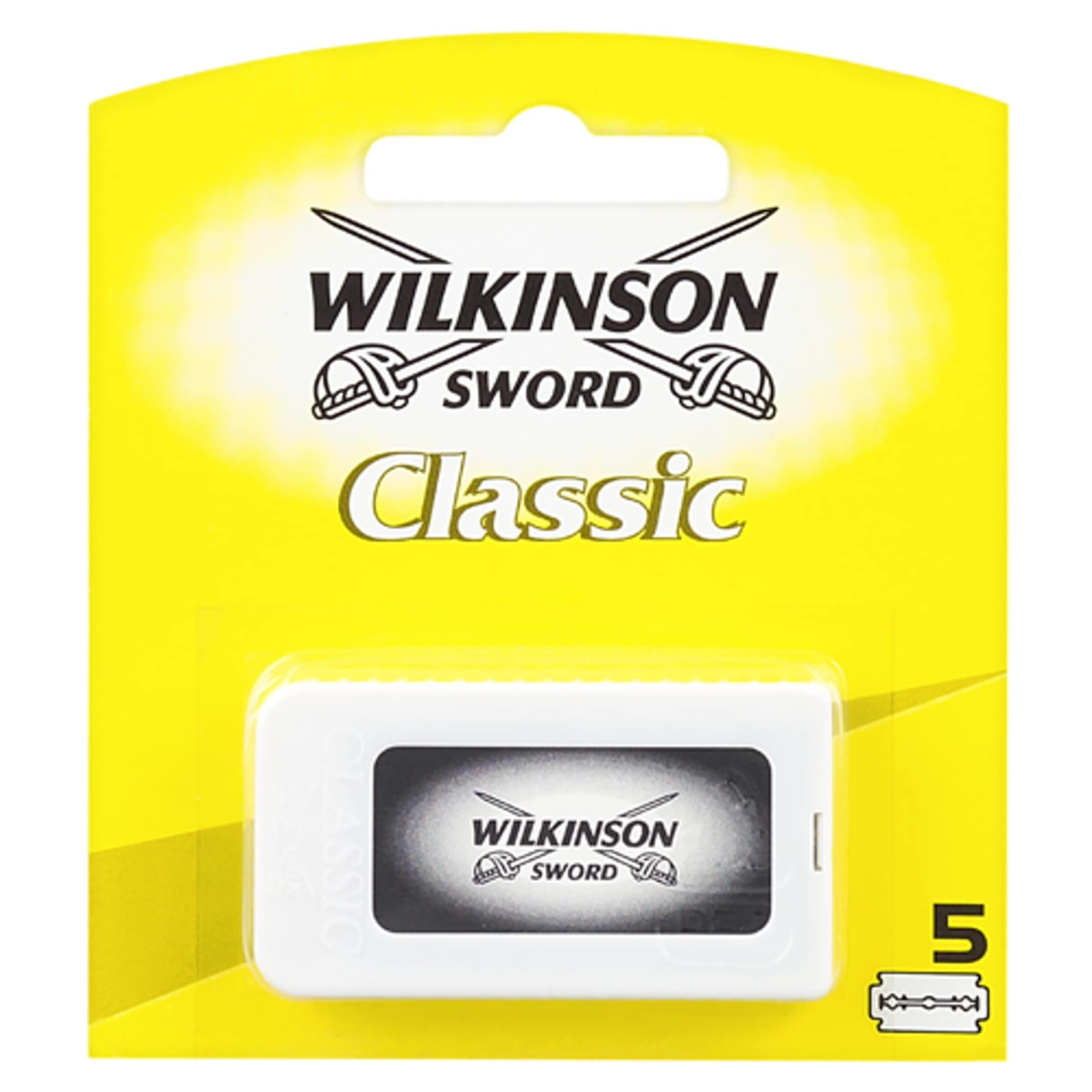 Wilkinson Wilkinson Sword Classic Double Edge Razor Blades, 5 Per Pack (1-Pack)