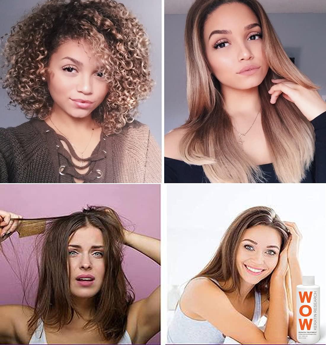 KERATIN RESEARCH 90 MINUTES Brazilian Keratin Hair Treatment for Most Hair Types Formaldehyde-Free Rich Complex of Protein Blends & Argan Oil Instant Results Super shiny Soft Straight Hair for months