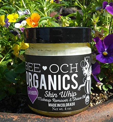 BEE-OCH Organics USDA Organic 3-in-1 Eye Makeup Remover, Shave Oil, and In-Shower Moisturizer - Travel Size - Made in Colorado