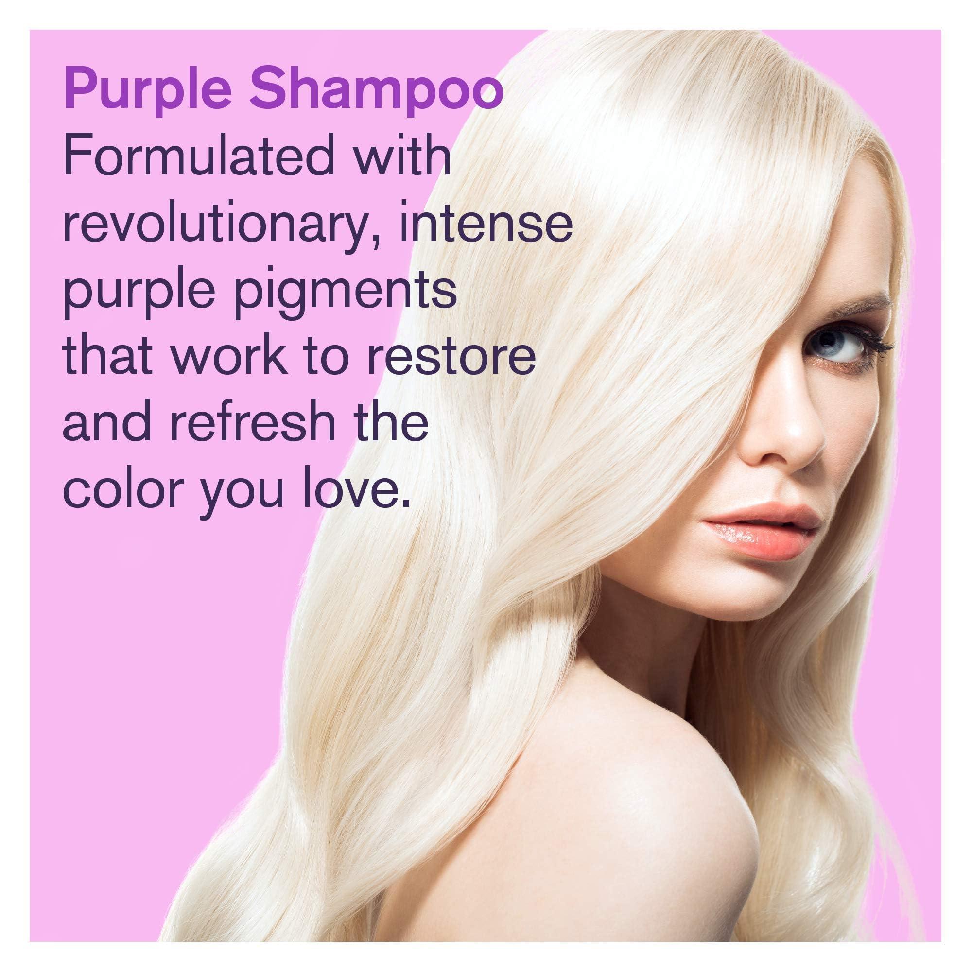 BOLD UNIQ Bold Uniq Purple Shampoo - Remove Yellow Tones & Condition Damaged Hair - For Blonde, Silver or Grey Hair - Paraben & Sulfate Free, Vegan - 8 fl oz