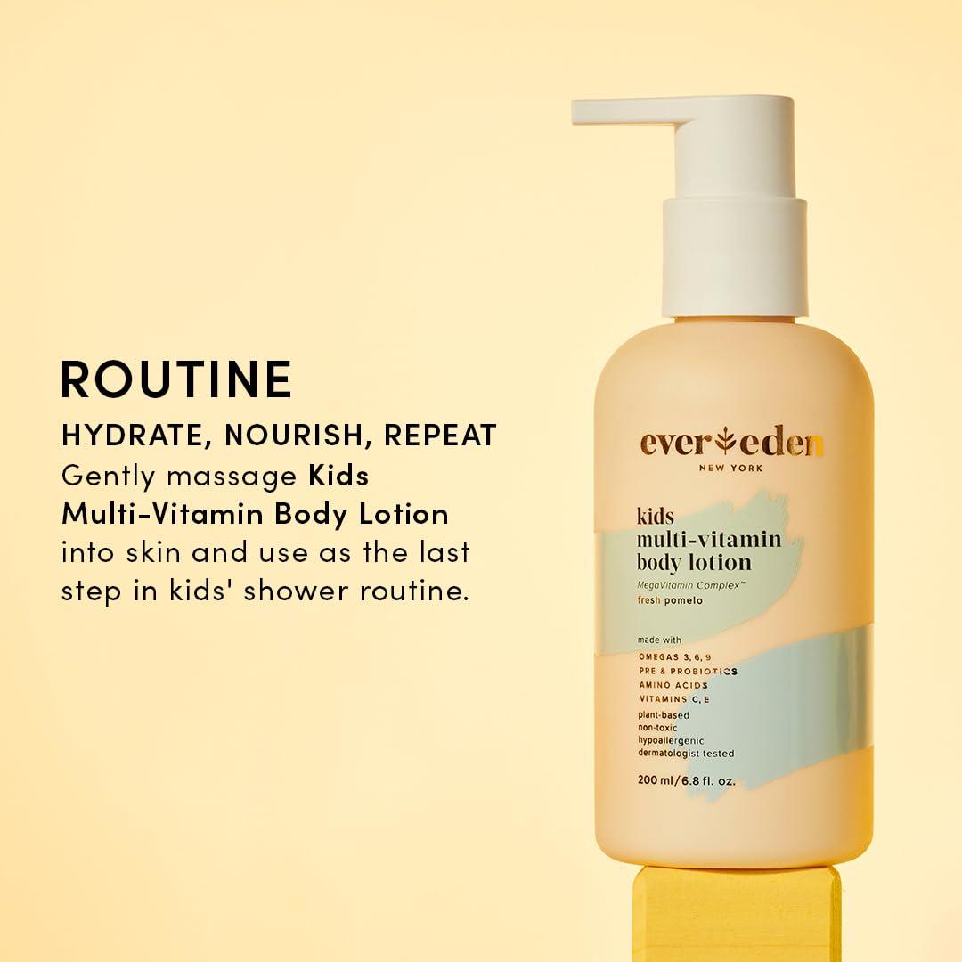 Evereden Evereden Multi-Vitamin Kids Face Cream & Kids Multi-Vitamin Body Lotion: Melon Juice - Clean and Non-Toxic Kids Products | Multi-Vitamin Skin Care for Kids