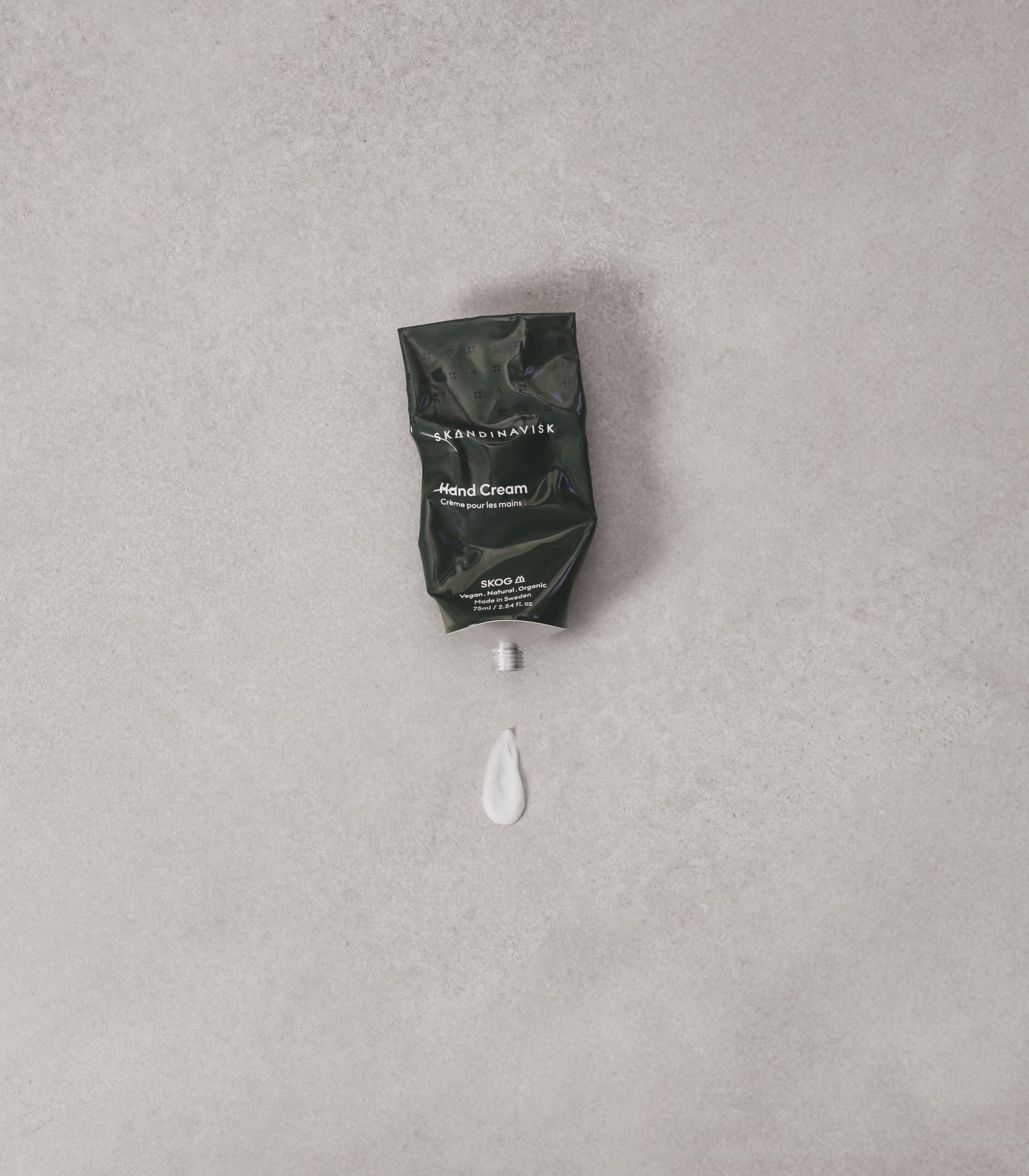 Skandinavisk Skandinavisk SKOG Forest Hand Cream, Scent Notes: Pine Needles and Fir Cones, Birch Sap and Woodland Lily of the Valley, Vegan Formula, 2.54 fl. oz.