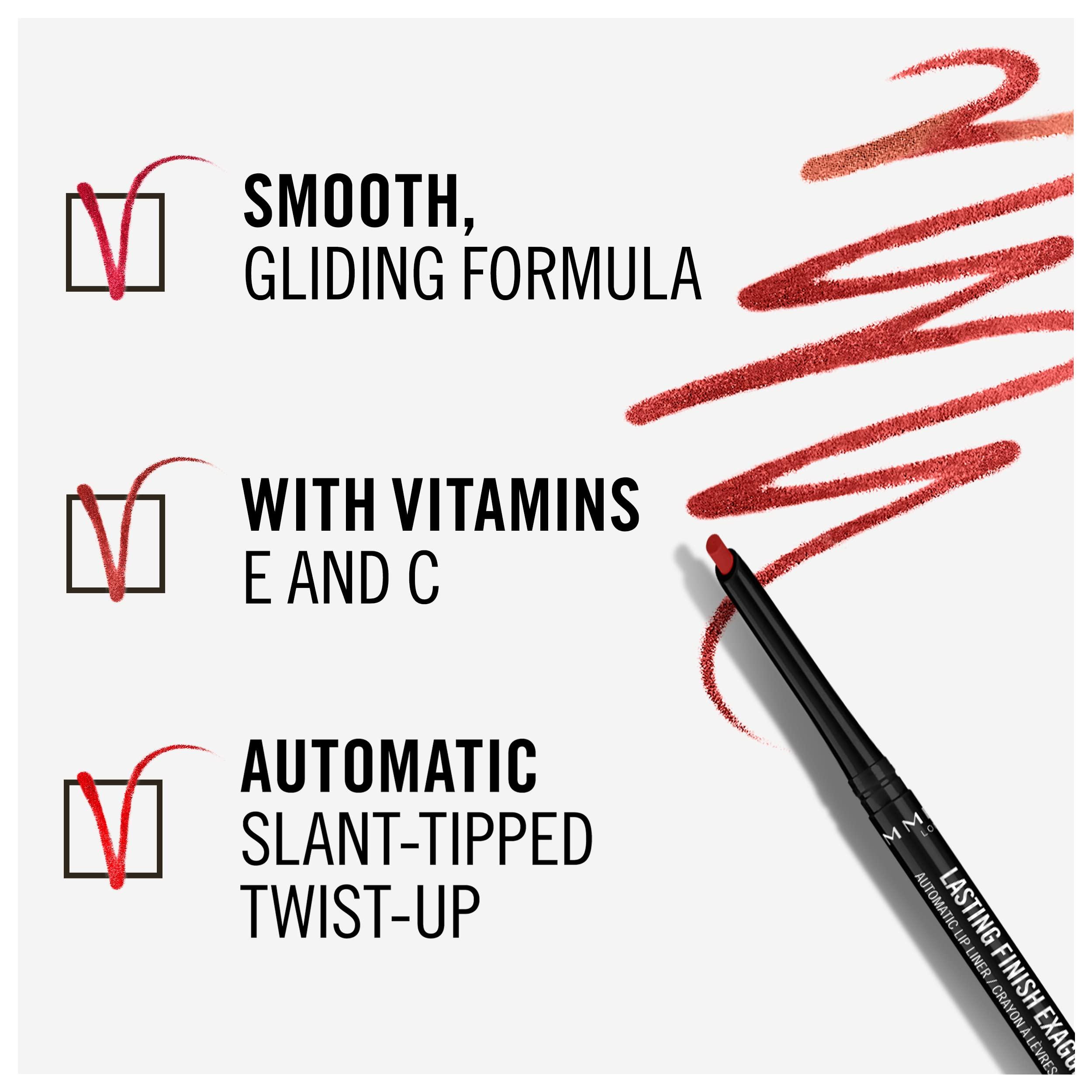 Rimmel Rimmel Lasting Finish Exaggerate Automatic Lip Liner, 45 Epic Burgandy (Pack of 2)