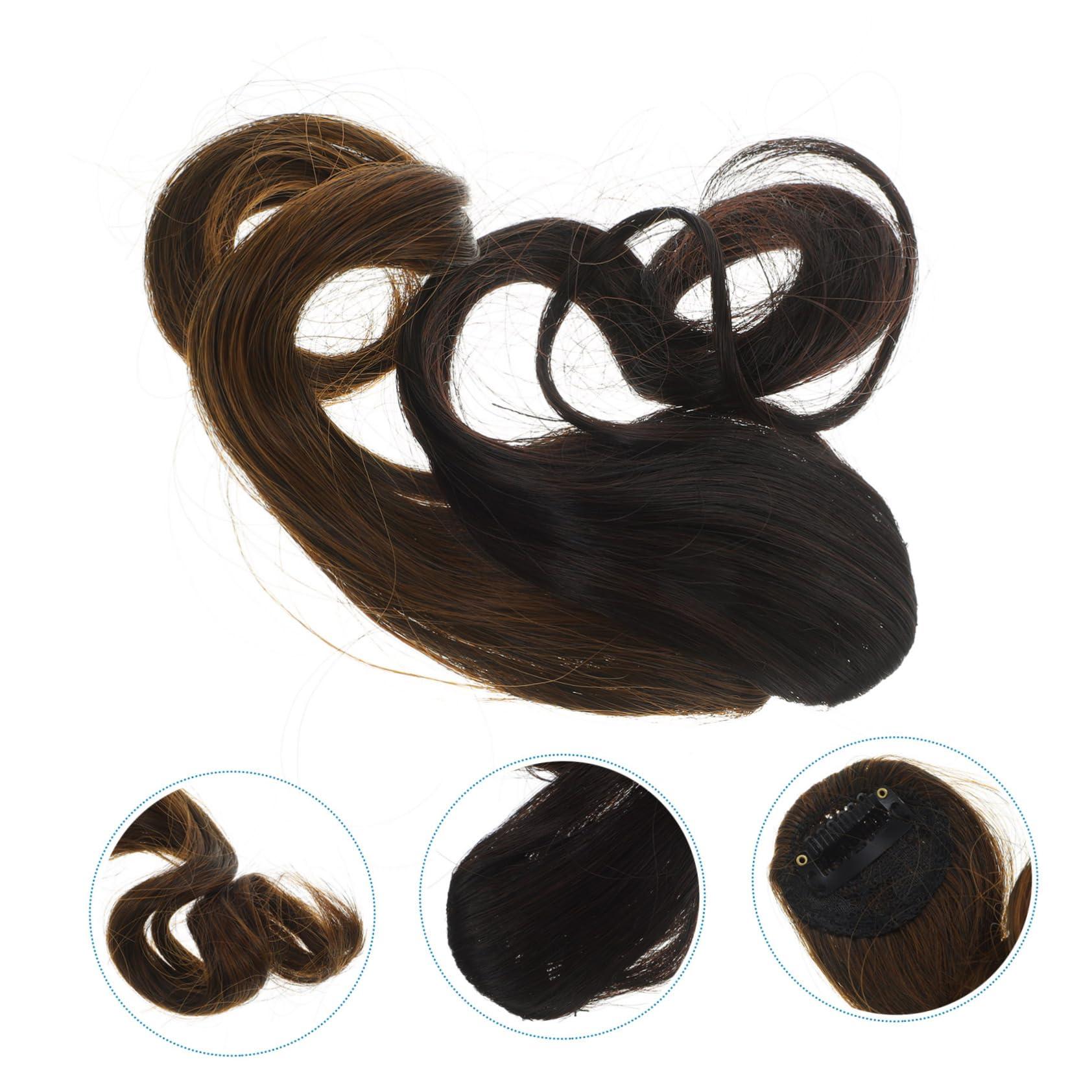 Beavorty Beavorty Wave Side Bang Clip Bangs Hair Clip Curly 6 Pcs Hair Bang Wig Bang Curly Wig Women Wig Hair Accessories