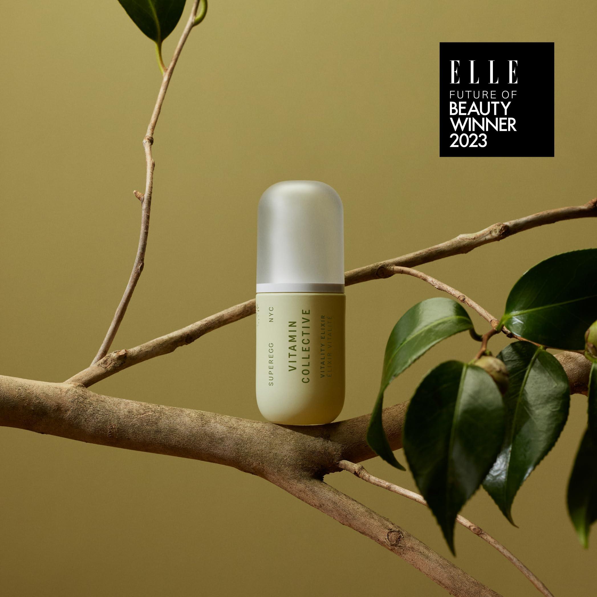 SUPEREGG SUPEREGG Vitamin Collective Vitality Elixir: For a bright and firm complexion. Treatment serum with Vitamin BCEFK and Sea Moss. 30 ML / 1 FL OZ