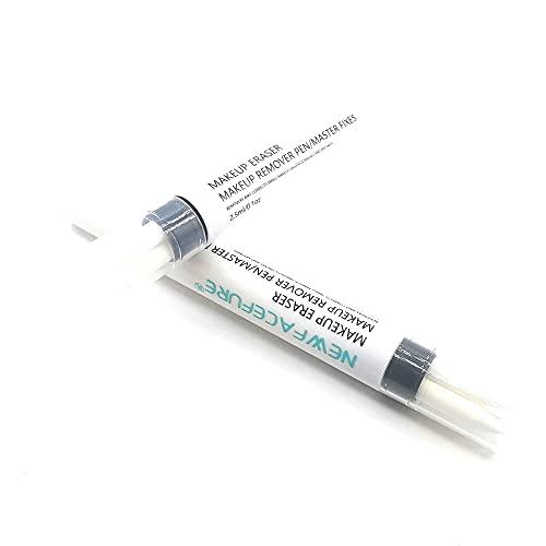 Newfacefure Makeup Remover Eraser Pen, Newfacefure Eye Make Up Corrector, Easy to Remove and Correction Magnetic Eyeliner Fixer, Extract for Sensitive Skin Original(WHITE)