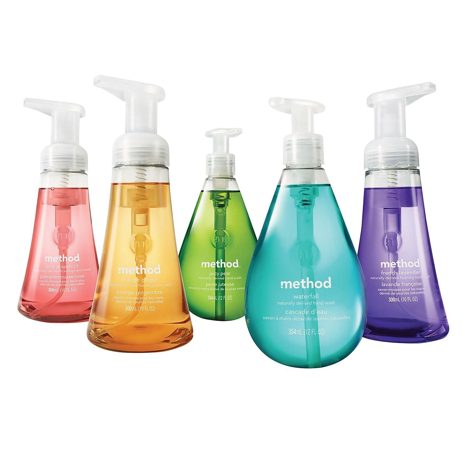 Method Method Naturally Derived Foaming Hand Soap Refill, Pink, Grapefruit, 28 Fl Oz