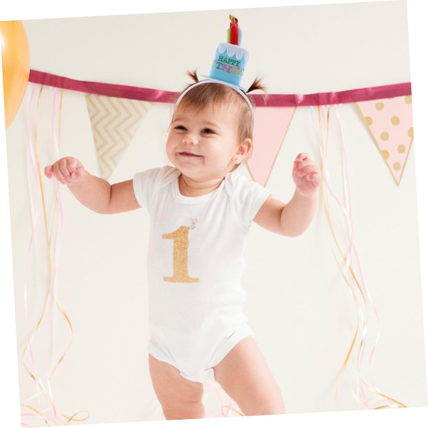 NOLITOY NOLITOY Candle Headband Party Accessory for Boys and Girls 3PCS Boys and Girls Party Hair Hoops Birthday Theme Easy Wear