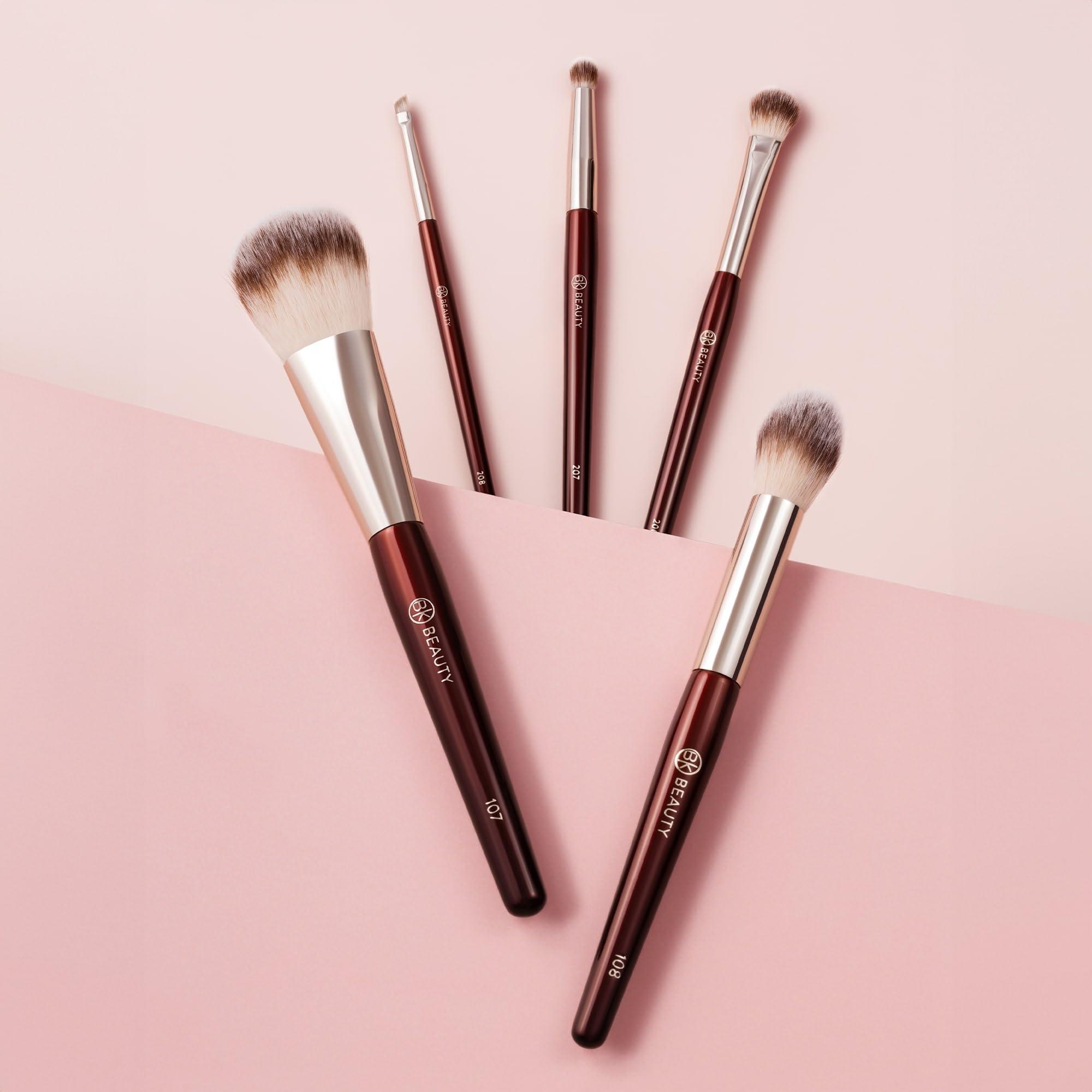 BK BEAUTY BK BEAUTY - PRECISION BRUSH COLLECTION (5PC) - Professional Makeup Brush Set for Bronzer, Blush, Contour, Powder & Eye Makeup | Premium Face Brushes for Flawless Application