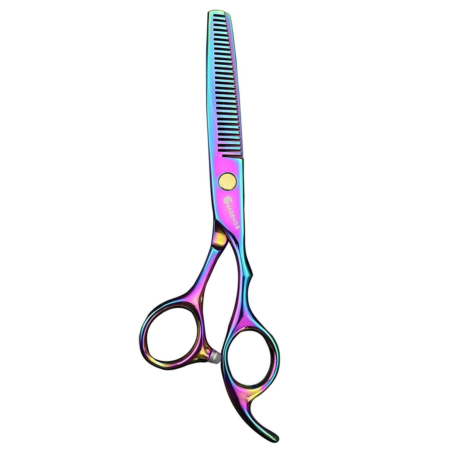 GTEYRUQREWIIEOH Scissors Set Barber Scissors Haircut Scissors 2 Sharp Scissors Scissors Precision Haircut Japan 440c Steel 1 Comb